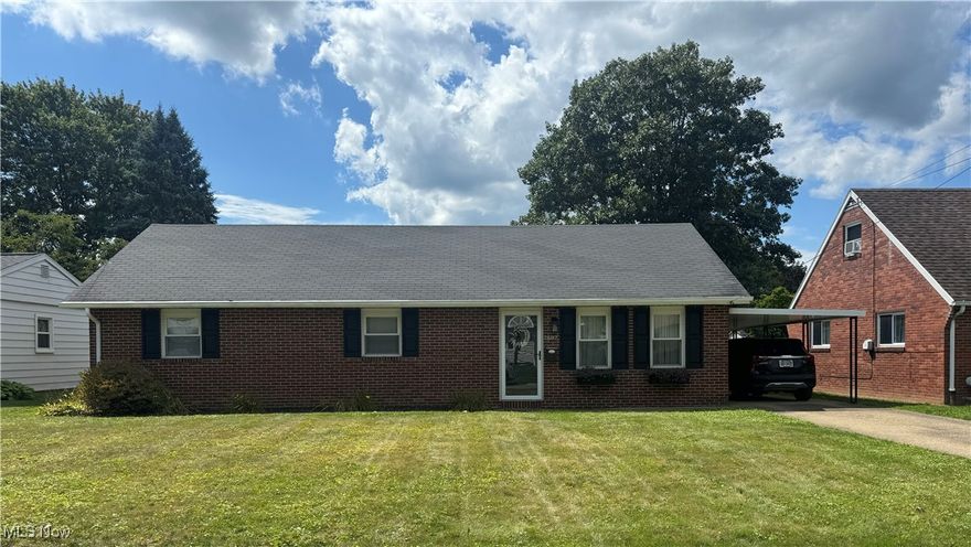 Fantastic, efficient Ranch home in a desirable, walkable Wooster neighborhood!  This 3 BR, 1.5 Bath home epitomizes efficiency and has not only been well cared for, but improved upon both in practicality and aesthetically!  Entering through the front door you will discover a wonderful, sizeable Living Room that flows effortlessly into the attractive, well adorned Eat-in Kitchen.  The kitchen is complimented by the handsome Butcher Block counter, beautiful Tile backsplash and charming white cabinetry while also offering access to the large back deck, fresh Pergola and spacious fenced-in yard.  Whether dining in our dining out, you will have a birds eye view of the private back yard!  All 3 Bedrooms are well appointed, substantially sufficient in size and certainly emit that "home" vibe with a tasteful choice of decor.   Aside from the awesome deck, pergola and covered back patio, the exterior provides a great 15 x 12 Shed, an additional smaller storage closet and a large Carport.  Located near shopping, schools and parks, this home's neighborhood is clad with sidewalks, making leisurely walks or vigorous runs available from your doorstep!  Recent updates include Kitchen remodel (2023), Storm Door (2024), Bathroom remodel (2022), Closet Doors (2022), Whole-house Flooring (2020, 2022), Fence (2020), Refrigerator (2023), HVAC/AC (2018/2019), HWT (2018) and Garbage Disposal (2023), all of which offer you much needed peace of mind!   Looking forward to your visit!