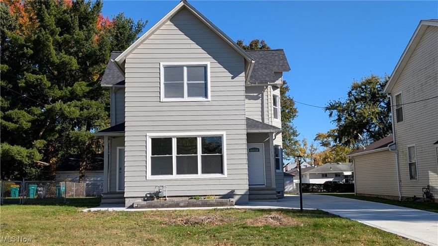 Need space?  Want spacious bedrooms. Need a big yard with a fence?  DON'T JUST PASS BY THIS HOUSE--IT IS A MUST SEE.  Beautiful Colonial fully remodeled.  Living room has big picture window that provides lots of sunlight. It has a huge new kitchen with center island, new cabinets, new windows and doors throughout and loads of storage. Has two new full baths, new furnace and central air, new roof, freshly pained inside and out, new driveway, extra large garage and a deep fenced lot 81.6 x 260.  You won't want to miss this one.