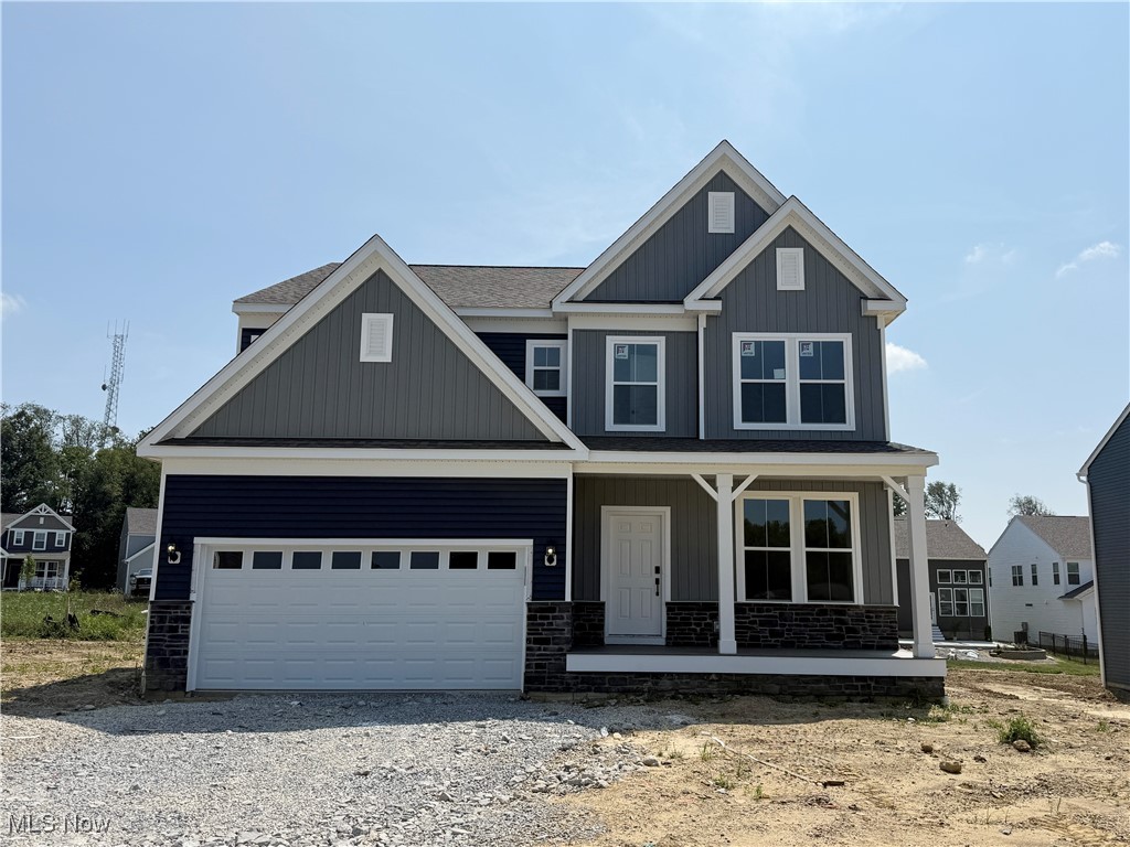 Move now, home will be ready this month! Discover this 3-bedroom, 2.5-bath home in Green, OH, offering over 2,500 square feet of thoughtfully designed living space. Highlights include an open layout, spacious loft, second-floor laundry, and a large owner’s suite with elegant stone countertops throughout. Enjoy relaxing on the covered front porch and living in style with modern finishes and smart layout features.