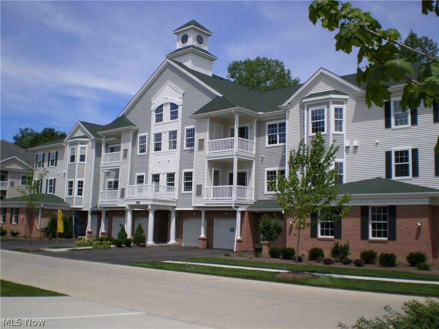 Lovely first floor condo for rent in The Aqua Marine.  Country Club resort like community with a fantastic clubhouse with pool, pub, social gathering areas, workout, party rooms, and 9 hole golf course on property.  The unit is a cozy great room  design open to kitchen area.  A very generous master suite features 2 closets, and a spacious bath. The guest bedroom has a walk in closet, and a cozy patio overlooks a green wooded area. Easy first floor living.  Dogs and Cats ok with added deposits (some restrictions).  The Aqua is close to all the good stuff on the west side--minutes to Avon Commons, Crocker Park, freeways. One of the most unique communities in all of Cleveland.