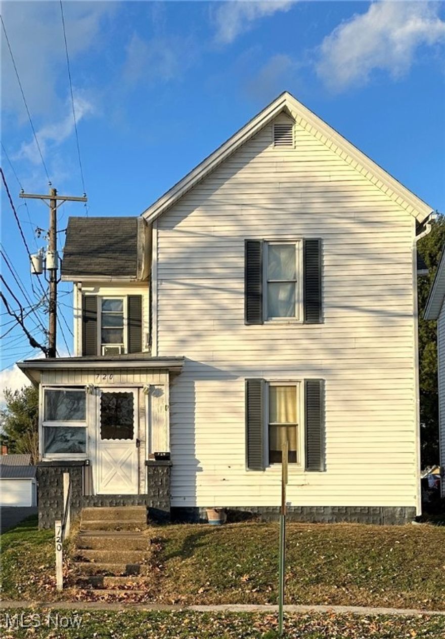Come see this home that has 4 bdrms (2 on main floor), 2 full baths (1 on main floor and 1 on the second floor, kitchen, dining room, bonus room that can be used as an office or bedroom, full unfinished basement. Basement can easily be finished. New roof, HVAC, and pex pipe. Detached 2 car garage.