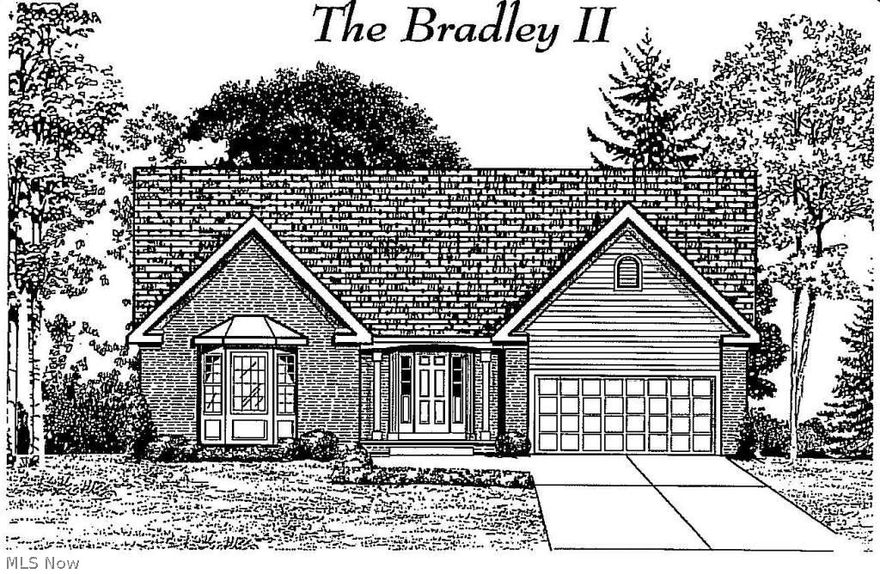 Quality new construction, one floor living! Come pick your finishes and colors! Maintenance free living at its finest and close to freeway, shopping, medical facilities and restaurants.  Living is easy in this new ranch that is light and bright and offers an open floor plan with lots of high ceilings. As you enter the home you are greeted by a foyer with hardwood floor. This leads into a wonderful great room with cathedral ceiling, gas fireplace and ceiling fan. The generous kitchen includes your choice of cabinets, an eating bar and spacious dinette with sliding doors leading to the backyard. There is a first floor laundry room with sink and storage cabinets.  The master suite offers a tray ceiling, bay window, walk-in closet and master bath with double sinks. The 2nd bedroom includes a walk-in closet.  There is an option to put a 3rd bedroom on the second floor.  Builder finances the construction so no construction loan needed.  Come pick your colors!  Other plans available as well.
