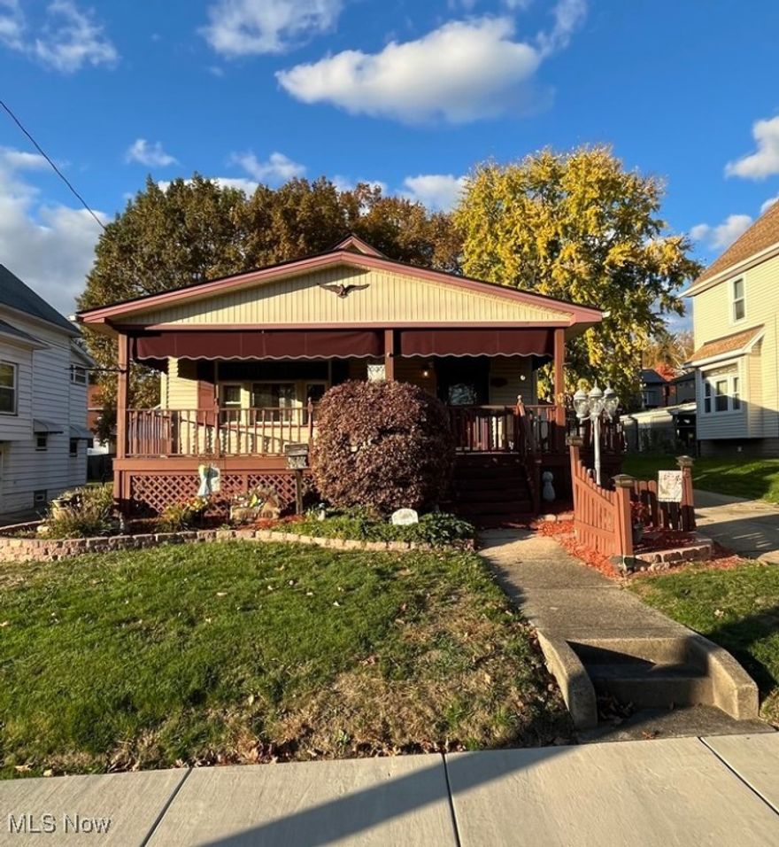 Charming, Well Maintained, Remodeled 3 Bedroom Capecod.  Upscale Eat-In Kitchen with Top Of The Line Stainless Stove, Refrigerator and Dishwasher.  Plus Formal Dining Room.  Living Room with Foyer Entry.  2 First Floor Bedrooms Plus Bedroom on Second Floor.  Remodeled Bath.  Finished Basement with Large Family Room Including Huge Bar Area, Built-In Closets, Newer Washer & Dryer, & Work Room.  Large Built-In Pantry.  Room with Plumbing Fixture Connections could be Half Bath.  Tankless Water Heater. 
 Lovely Large Front Porch!  Picturesque, Fenced-In  Back Yard Includes Patio.   Handycapped Ramp with access to Front Porch and Home.  Garage With Workshop.