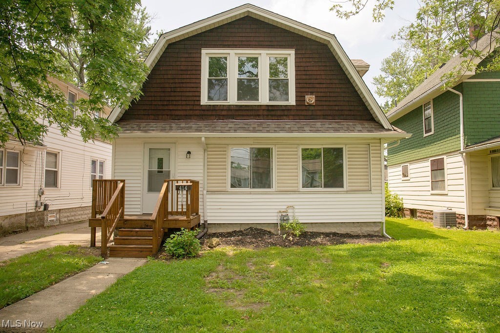 Welcome to 414 Liberty Street in Painesville! This beautifully updated home offers 1,868 square feet of comfortable living space and blends modern upgrades with classic charm. Step inside to find large, open rooms filled with natural light and plenty of space for everyday living. The home features an enclosed front porch, an updated kitchen with white cabinetry and granite countertops, and a refreshed bathroom with modern finishes. Additional improvements include new laminate flooring, new carpeting in the bedrooms, updated electrical and a newer roof. The home is equipped with a brand-new furnace and central air conditioning for year-round comfort. A detached two-car garage provides ample storage, completing this move-in ready home.