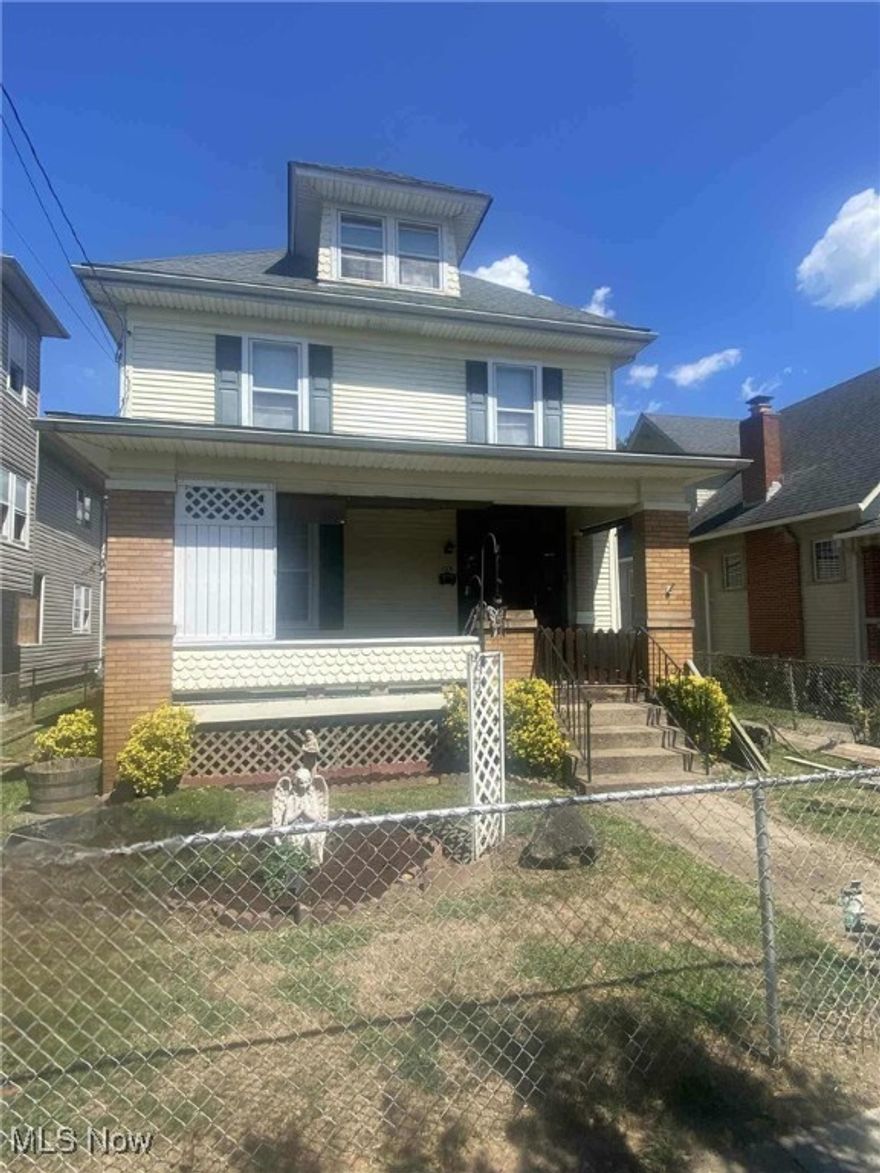 Character Galore! From the Original hardwood cherry on the trim, mantels, and built-in Cabinets to baseboards. This Newly Painted 4 Bedroom home shows it's detail and classic look. The entire home's electrical service has been updated to 200 amp breaker box, modern wiring, and outlets. Located very close to restaurants and schools. Fenced in front yard and also 1st Floor laundry as well. Plenty of room on the 3rd Floor Attic for storage as well. See this one for yourself.