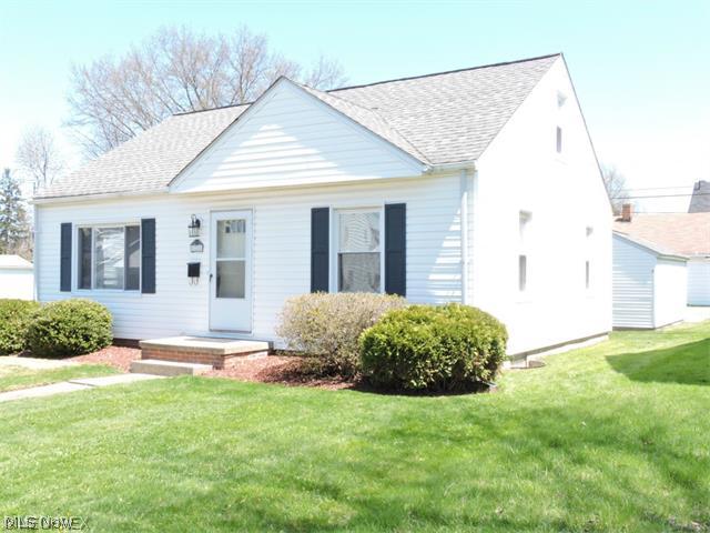 Opportunity knocks!! Great Bungalow in Perry Township. Spacious room sizes, large eat in kitchen, potential for rooms in basement. Not counted in bathrooms, but commode in basement. Updates in the last 14 years: 100 amp electric breakers, Most windows, glass block in basement, front and back steel door, front storm door, roof, house siding, gutters, furnace, HWT, steel overhead garage door, garage door opener, bathroom updated, ceramic tile in kitchen and bath. . Move in ready