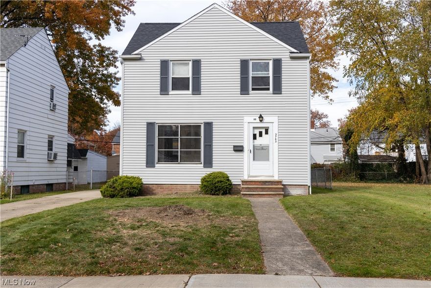 Spacious living/dining when you first enter. Brand new windows throughout the home. Newer carpet throughout the first floor & finished basement. Original hardwood floors. Room off of living room can be used as an additional bedroom, office, or entertainment room. Laminated flooring, updated kitchen & bath. This home also boasts a spacious backyard!