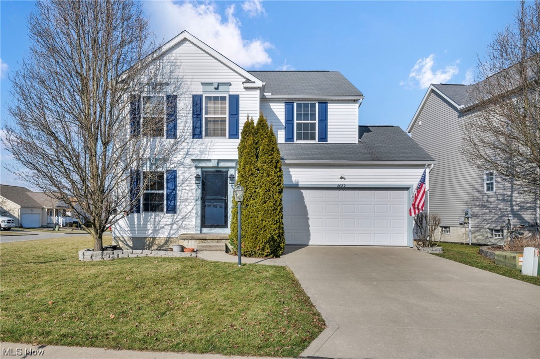 Discover the charm of this meticulously maintained 3-bedroom, 2.5-bathroom colonial home in the picturesque Laurel Glen development. This home boasts a cozy living space with hardwood floors, a spacious primary suite with a walk-in closet, and an expansive unfinished basement. Outside, the beautifully landscaped yard is complimented by the community's scenic walking paths, three ponds, and a park with a playground! Don't miss this rare opportunity to live in the sought out community of Laurel Glen! Tour today!