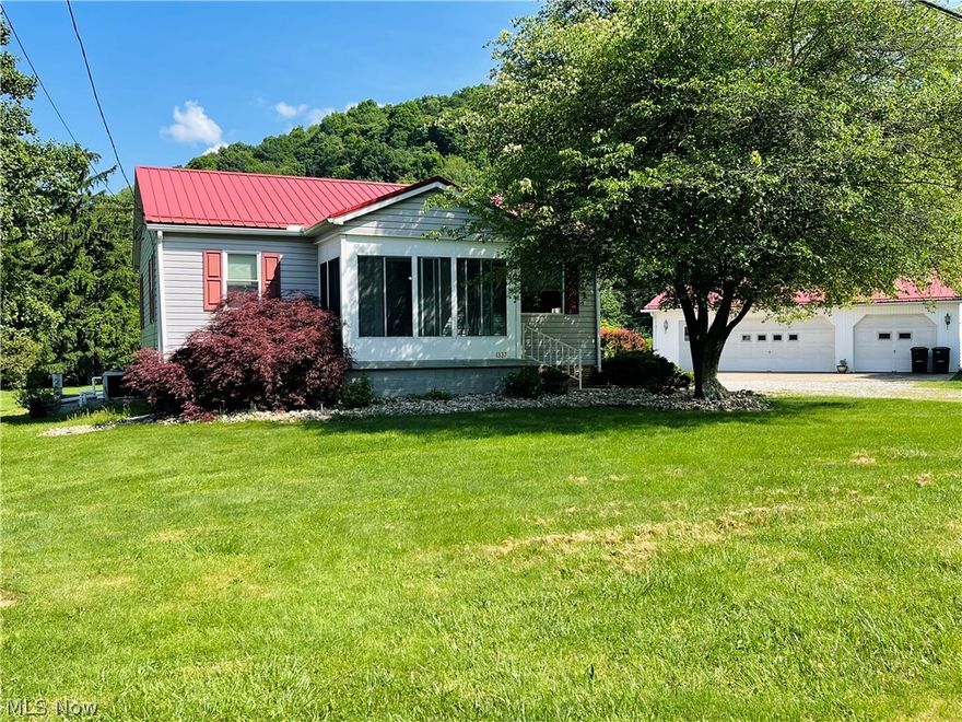 Charm meets convenience in this delightful single-family abode! Step into a world of warmth and comfort as you enter the one story living space, perfect for creating lasting memories. The main floor features a spacious living room, kitchen / dining area, 2 bedrooms and 2 full baths. Enjoy the privacy of the oversized family room downstairs. Also, containing a laundry area and bonus room, that can be used as a 3rd bedroom or office. Embrace the tranquility of the landscaped backyard oasis with an inground pool, your own private retreat after a long day! Storage will not be a concern with abundant closet space through out! Not to mention a 3 car detached garage on the large nearly an acre sized lot! Your dream home awaits! Call today to schedule your private tour!