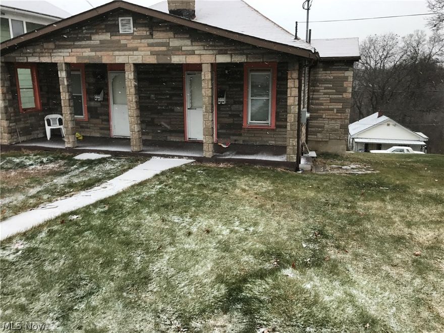 Property needs some repairs.