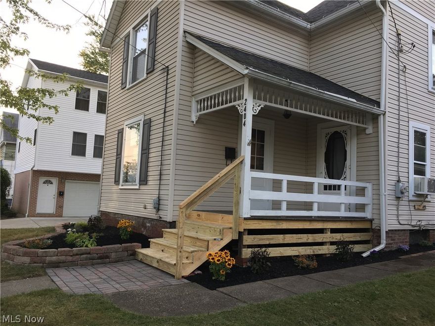This classic century home is within walking distance to downtown attractions and Restaurants. The home has a placed tenant paying $1050/mo if your looking at the investment side. If not, then you have potential for a little cash flow until you are ready to move in. The home has a mix of hardwood/laminate floors throughout the house with charming woodwork and built in shelving found. The back deck is great for entertaining, cookouts, or just watching your pets run in the fenced yard. There is privacy and enough room to grow a garden behind the garage and still have a large grass area for the kids to play. An updated front porch welcomes you and provides a nice area for watching walkers and bikers navigate the nicely shaded streets. The roof was replaced around 2009 on both the house and garage, the hot water tank 2011, and the outside has vinyl siding. The Refrigerator, stove, microwave, and dishwasher come with the house and there is ample room to park your cars, bikes, or motorcycle i
