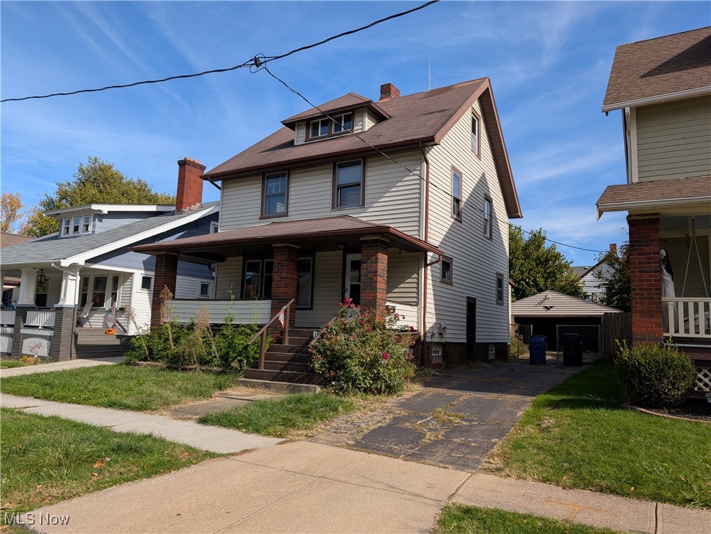 1271 W 89th St., Cleveland, OH 44102 is a 3-4 bedroom Colonial home with original woodwork trim throughout, needs some tender loving care throughout. Front Porch and Rear Deck add value and relaxing area are great for entertaining. Nice sized yard. The 2 car garage looks newer and is for 2 cars, has no garage door so take note.
This home is being offered for sale and to be sold to settle an estate, all offers must state: "Subject to court approval" and be subject to nothing else, NO Contingencies, all cash, any due diligence must be completed prior to offer.
Cash sale only, sold As Is, no contingencies, may require court approval. Fiduciary Deed will be at closing.