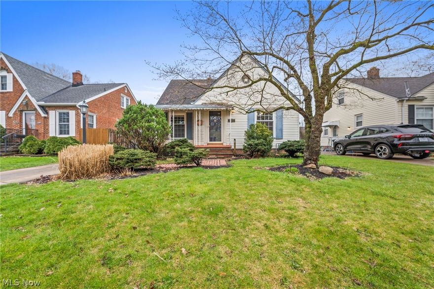 Charming bungalow in the heart of Old Brooklyn. This 3 bedroom, one bathroom move in ready is just waiting for you to come add your finishing touches. As you arrive you will be greeted by the terracotta front porch- perfect for enjoying a morning cup of coffee or ending the day with a glass of wine. As you enter the foyer- the spacious living room will be enhanced by the impressive amount of nature light, hardwood floors & has been freshly painted. Leading you to the newer eat in kitchen with stainless steel appliances, 2 sizeable bedrooms, and a full bath. As you make your way upstairs you will find ample closet space, storage space, & an oversized third bedroom. The space doesn't end there downstairs you will find a large laundry & mechanical room featuring an updated panel, HVAC, glass block windows & waterproofing throughout. As well, a large space for recreation that has already been framed out for two additional spaces! The fenced in backyard is a generous size and has a concrete patio. As well, a one car garage and storage shed. This home has had so many improvements over the years & is a blank canvas just waiting for you to come make this property your home.