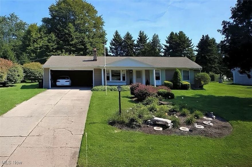 Charming brick ranch offering easy one-level living with thoughtful updates throughout. This well-maintained home features 3 bedrooms, 1.5 bathrooms, and a spacious backyard complete with a patio and a versatile barn/shed—perfect for storage or hobbies. Enjoy efficient gas heat, a septic system, and well water. Located in a quiet, safe neighborhood within Plain Local Schools, the home has only had two owners and is truly move-in ready. Just minutes from Stark Parks and major highways, this location blends privacy with convenience.