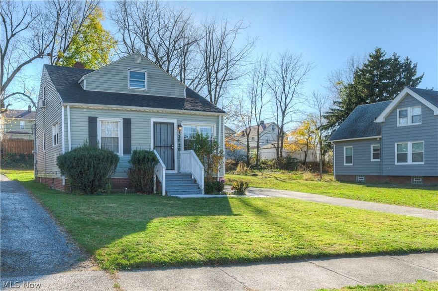 SPACIOUS 3 BEDROOM 1.5 BATH CAPE COD IN GARFIELD HTS!  This house is a rare and is move in ready and waiting for it's new owners. Large Eat In Kitchen with Ceramic flooring, Large Counter Space and Updated Fixtures. Hardwood Floors throughout the house with an Updated Bathroom on the main level.  Updated Backsplash, New Vanity, Mirrors and Lighting. Master Suite allows privacy from the rest of the house and has its own ensuite bathroom. Basement has two finished rooms that can be used for recreational purposes, office space, storage or whatsoever your heart desire! Vinyl windows throughout the house and exterior has Vinyl Siding. House Roof is 4-5 years old, Roof on garage is New (2022), Electric Updated (2022) Furnace and HWT approximately 7 years old. Nice Patio in the back to enjoy and relax on those warm summer days. The house is POS compliant and all you have to do is move right in! DON'T DELAY, SCHEDULE YOUR SHOWINGS TODAY!