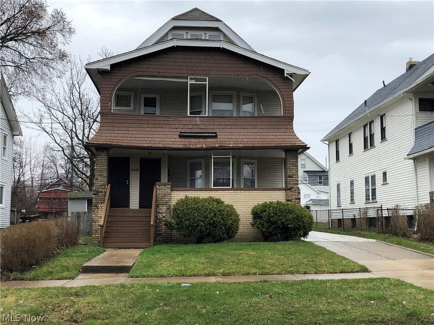 This vinyl sided property has been lovingly maintained and is in move in condition.  First and Second floors have 5 rooms, updated kitchens and baths; third floor finished with one open room.  The basement is clean and freshly painted, updated electrical.  This property is ready for occupancy.