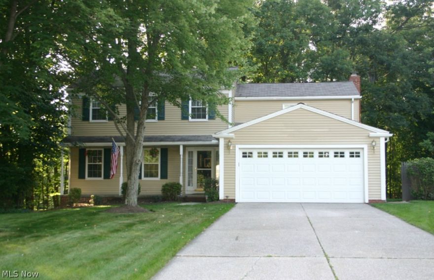 4 bedroom, 3.5 bath colonial nestled on a private wooded lot*Laminate flooring on first floor installed 2014*Family room with wood burning fireplace*First floor laundry room*All appliances stay including washer and dryer*Master bedroom suite with updated master bath(complete tear out in 2014)*Main bath has jetted tub*21x21 finished walk out basement with office and full bath*Waterproofed with transferable warranty(2014)*Gutters with gutter guards, soffits and down spouts(2014)*Newer windows*Trex deck* Home Warranty