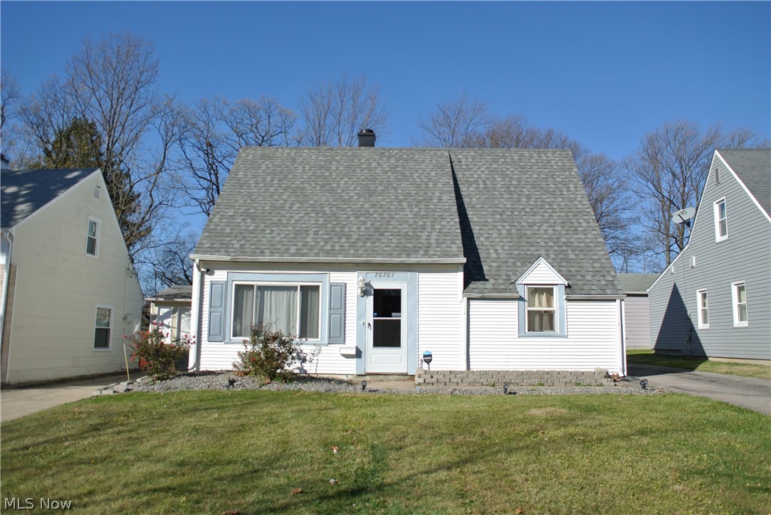 Freshly renovated in 2019, this charming Warrensville Hts home has much to offer! This unique mid-century Cape Cod features 4 bedrooms with 2 on the first floor and an open floor plan. Spacious living room with bay window offers an abundance of natural light and room for entertaining. With attractive laminate flooring throughout and a spare room with built-in shelves, there is plenty to love. A very large backyard fully fenced-in is perfect for frisbee, football and campfires. Newer roof, hot water tank, furnace, and complimentary Home Warranty make this a low-risk opportunity. Close to parks, Jack Racino and shopping. Move-in ready. Schedule your showing today!