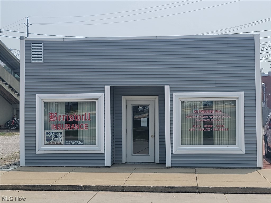 Freestanding office in Wellington, long time insurance agency. 984 Sq ft. with half bath. Mostly open floor plan ready for your remodel! Could be great for an office or studio. There is public street parking and parking lot across the street.