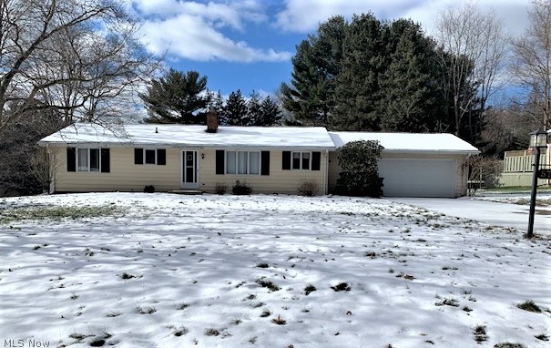 Ready for your ranch in Kent on an acre of land? The home has 3 bedrooms AND an office, all on the first floor, with a large finished family room with a fireplace feature and bar in the basement! Host large gatherings in your large eat in kitchen, then move to the living room and watch out the large window to the massive 1 acre yard! Some updates are needed, so maybe knock out the wall between the kitchen and living room for an amazing concept design??? The attached garage is actually closer to a 2.5 car garage with all the extra space. The roof was a full replace and is only about 4 years old. Seller also recently replaced the well pump and the hot water tank.