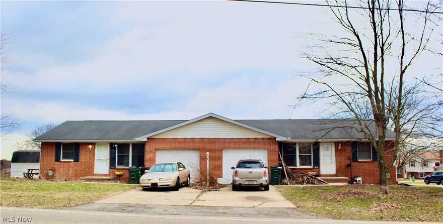 New Listing! Stop and check out this brick ranch duplex that includes an attached 1 car garage for each unit. Each unit has 2 bedrooms including 1 full bathroom with a half bath in the basement. Each unit does have their own basement with a washer and dryer hook up. The washer and dryers belong to the tenants. 5620 Nave's rent is $890.40 and 5622 Nave's rent is $1027.14. Both tenants are month to month. The deposit on 5620 was $699 and the deposit on 5622 was $799. Utilities: Gas: Dominion, Electric: Ohio Edison, Trash: Tenants can pick trash company and currently use Republic. Water and Sewer: Canton City Utilities. (1 meter for water and sewer). Tenants pay all utilities and Owner pays water, sewer and trash. Please call and schedule a showing. 24 Hour Notice for all showings, thank you!!! HOA Fee is $100/year, the duplex is connected to the community behind.