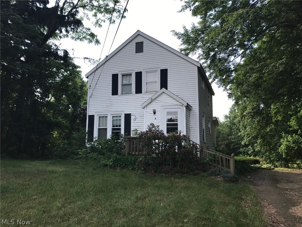 Charming 3 bedroom one bath Farm House on 1 1/2 acres in Madison. Vinyl sided with newer furnace and hot water tank. Electric updated in 2015. Full basement. 12x16 shed. All appliances stay. Previously owned by a landscaper who filled the yard with fruit trees and gardens! If you enjoy tress, plants and flowers this is your dream back yard. You will be able to enjoy the Storybook Property from a wood deck off dining room or two beautiful stone patios!