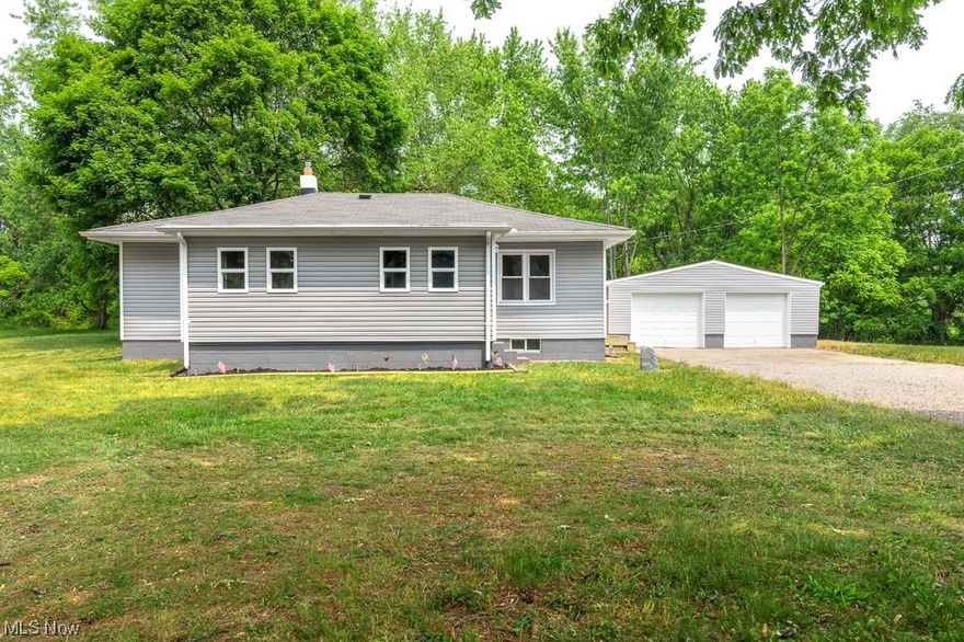 A cool place and lots of space, is what you'll find with this nicely updated ranch home.  This one has been completely updated with too many things to mention(list of updates have been provided).  It features 3 bedrooms and 2 full baths on the main floor plus 660 finished square feet on the lower level.  With the addition of an egress window, it could easily be utilized as a 4 bedroom home.  Short of new construction, it doesn't get much newer.  Kitchen and baths, yep you guessed it all new. But if location is what you're after and peace and tranquility are on the list of must haves, the 1.7 acres are sure to please.  Farmland across the street and a low traffic road are all the more reasons to come get your little slice of heaven.