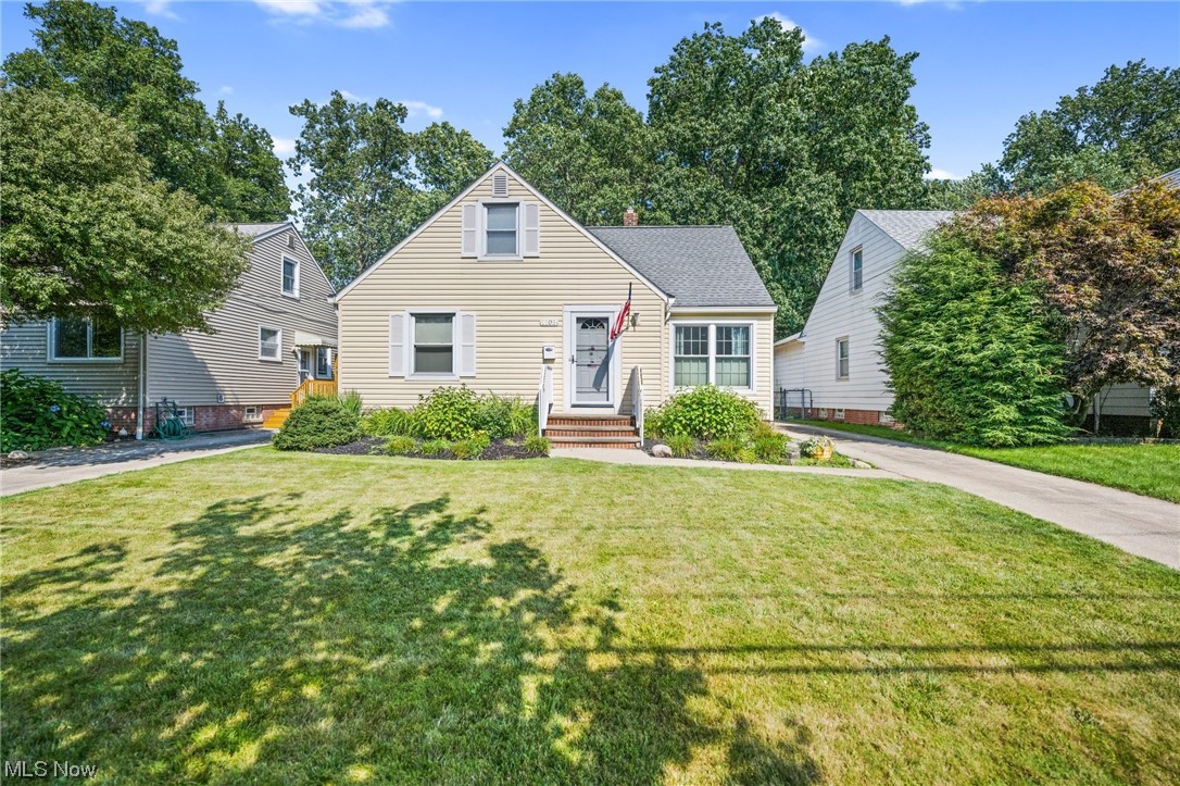 Welcome home to the cutest bungalow located in the beautiful city of Lyndhurst. Come and see this home and you will immediately notice the many updates this owner has done. Boasting vinyl siding (2014) that comes with a lifetime warranty with Unique Home Solutions, Ohio State Waterproofing to include a sump pump (2014), Leaf Slugger Gutters, a beautifully maintained and large yard, plus a full 2 car detached garage. As if the mechanics aren't impressive enough, the home includes beautiful tile countertops in the kitchen, a finished basement to include a full bathroom, plus a considerable sized third bedroom on the second floor. Schedule your showing today, this surely will not last. Showings start August 11th at 9 am. ESTATE SALE 8/13/2023 FROM 2-6PM!!