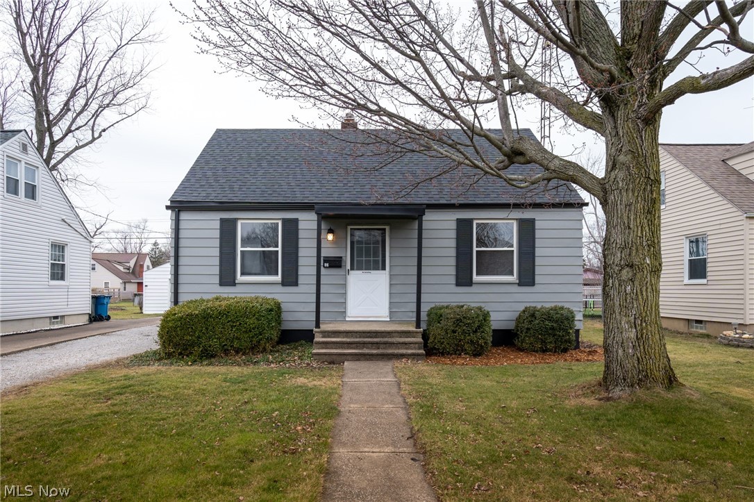 Move right in! This adorable 3 bedroom cape cod has just been fully renovated and is the perfect starter home or a great downsizing option. The brand new kitchen has great counter/prep space, plenty of cabinets, and a large pantry. The bathroom is brand new as well with waterproof PVC shiplap walls and ceiling, all new fixtures, lighting, and plumbing. The 2 main floor bedrooms have beautiful original hardwood flooring while the other rooms have all new carpeting and luxury vinyl tile. The large upstairs bedroom has tons of storage and charming built-ins. The basement has extra space for a family or play room. There is also a separate workshop area that is perfect for your hobbies or any projects you may like to do. The spacious backyard has a large shed and screened in porch which is right off the kitchen. Other updates include: A brand new roof and sheeting underneath, new gutters, fascia, and soffits, new exterior doors, all new light fixtures, newer windows, and the furnace and a/c