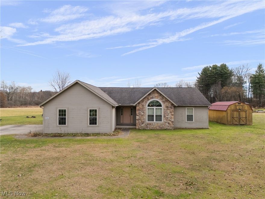 First time ever on the market, this beautifully maintained 3 bedroom, 3 bath home, is nestled on an impressive 1.96 acre lot in East Canton. It has been family owned since being built in 2008. Properties like this are truly hard to find...offering space, privacy, and a thoughtfully designed interior with comfort and accessibility in mind.

Step inside to an inviting open concept layout featuring gorgeous oak woodwork, fireplace, vaulted ceilings, and recessed lighting that create a warm, spacious feel throughout. The home also includes handicap-accessible doorways and pocket doors, providing ease of movement and a well planned flow.

The stunning primary suite boasts a beautiful tray ceiling, a large walk-in closet, and a spacious private bathroom, offering a peaceful retreat at the end of the day.

Convenience continues with a first floor laundry and an expansive walkout basement, ideal for a recreation room, workshop, storage, or finishing to add even more living space. The basement leads directly to the oversized 3 car garage, providing easy access and plenty of room for vehicles, equipment, or hobbies.

Outside, enjoy nearly 2 acres of open space..perfect for outdoor activities, gardening, or simply enjoying the quiet surroundings.

This is a rare opportunity to own a well designed home with acreage in a desirable location. Don’t miss your chance to make 8546 Mapleton Street SE yours!