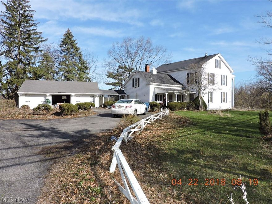 This 4/5 Bedroom Colonial sits on over an acre of land with a walk out basement. Kitchen has a lot of counter &  cabinet space it has a dinette area. Living Room is very spacious. All the bedrooms are very large. The backyard is very private and serene has views of the golf course. 3 car garage and circular driveway.  This property needs work to bring it back to its beauty! Call today for a showing!