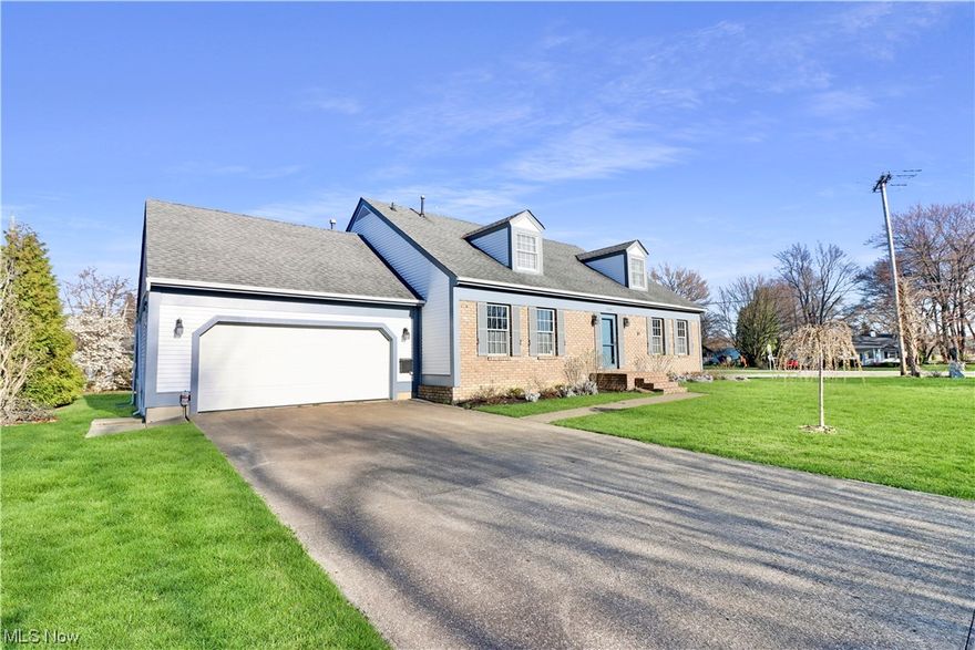 Welcome to this well maintained Cape Cod home situated on a corner lot. Gorgeous Lake Erie views. The main living level features hickory hard wood floors, a primary bedroom with ensuite bathroom and a spacious walk-in closet, open updated eat-in cherry and sycamore kitchen and a newly built season room with natural gas ran for a cozy fireplace. The second level features three addition bedrooms, a bonus space and a full updated bathroom. The basement could be easily finished for additional living space. Close to amenities, the Historic Ashtabula Harbor, a short drive to Geneva on the Lake and local restaurants. Schedule your private viewing today!