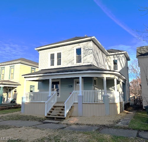 Totally remodeled home with all of the original character of its era. This home has 2010 sq. ft. with 4-5 bedrooms, 2 full baths, and a main floor laundry room. There is a first-floor master suite with 2 walk-in closets, a private bath with a double vanity and tub/shower unit with dual showerheads. The dining room has 10-foot ceilings and a gorgeous built in corner cabinet. There are French doors that lead into the living room that has a decorative fireplace. The kitchen has brand new cabinetry and original brick accents to add to the charm. There is a large foyer with an impressive open staircase. Upstairs are the additional 3 bedrooms, a bonus room that can be used as 5th bedroom or office, the second full bath, and an open landing perfect for a sitting area. There is original woodwork, solid wood doors, and a beautiful wrap around front porch. Recent updates include a new roof, new gutters and downspouts, a new gas furnace with central air, all new plumbing, new 200 amp electric, a new hot water tank, all new drywall and insulation, new flooring, fixtures, and paint throughout. Immediate possession is available.