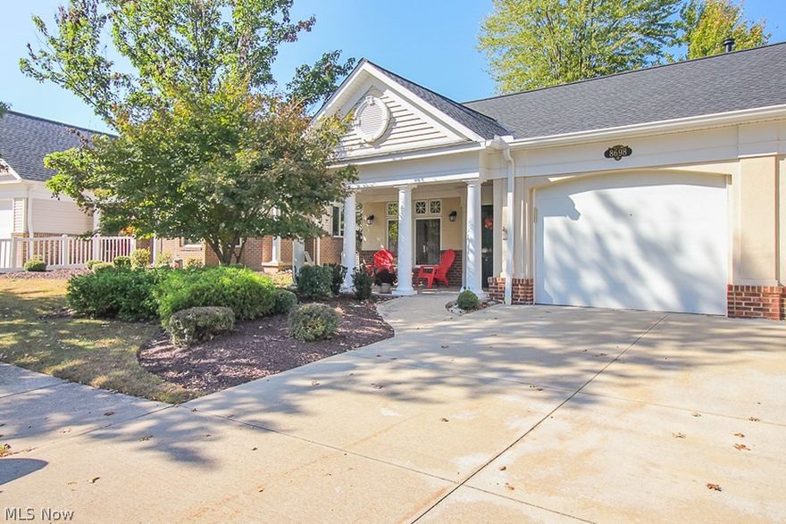 Opa! It's time to celebrate the listing of this luxurious condo in Athenian Village! That's right:  8698 Jonathan Drive (#17A) is on the market, and its excellence and splendor are available exclusively to the 55-and-older community.  

Appropriately named after the Ancient Greek goddess of wisdom, inspiration, and skill, Athenian Village beckons the enlightened to come live within her borders.  This particular unit features a stately front porch--a majestic gateway to the magnificence awaiting inside.  Upon entering the home, visitors will become enraptured with the vast, open living room as they think about all the possibilities for entertainment, meaningful dialogue, rest, and relaxation.   A few steps in a different direction will lead directly to the gorgeous kitchen area that boasts ample space to prepare feasts for the worthy.  Down the hall lay the exquisite, oversized bathroom, which conveniently attaches to the palatial master bedroom.  And yes, this sleeping chamber includ