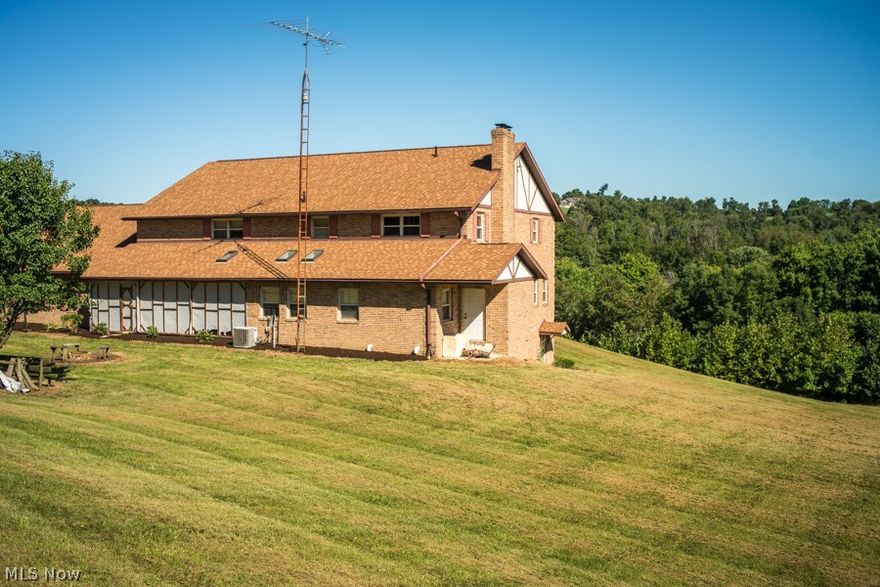 Parcel #1: 13+ Acres with 3,200 sq. ft. pole barn and beautiful 2 story home built in 1992, with 4,524 sq. ft. of living area. The home features a custom Troyer Cabinet kitchen w/ island, breakfast nook, family room with fireplace, formal living room, formal dining room, laundry room, office, sewing room, and many closets and pantry. The upstairs features master bedroom, full bath w/ Jacuzzi style tub & walk-in closets, 2 additional bedrooms with adjoining full bath, large storage room, and many closets. The full basement has a living area, hunting room, canning room and has the gas furnace, and also a wood/coal stove. The structure also features an attached 3 car garage and many more amenities. Home has electric, private gas from owned well and private sewer & water. 
Parcel #2: 48+ Acres of the best hunting ground Ohio has to offer. With this parcel being split approx. 50/50 open to wooded, there is plenty of room for food plots in one of the top whitetail counties in Ohio. Or buy t
