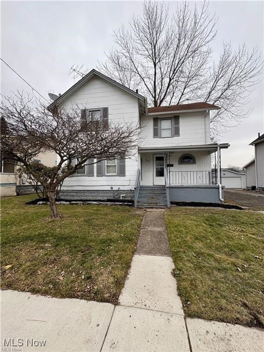 Welcome to 309 Emma St. 3 bedrooms, 1 full bath home with 2 car detached garage. Main floor entertains living room, dining room and kitchen. Kitchen is large with plenty of cabinet space. The second floor has a full bathroom and 3 full bedrooms with newly installed carpet. Full basement and fenced back yard.