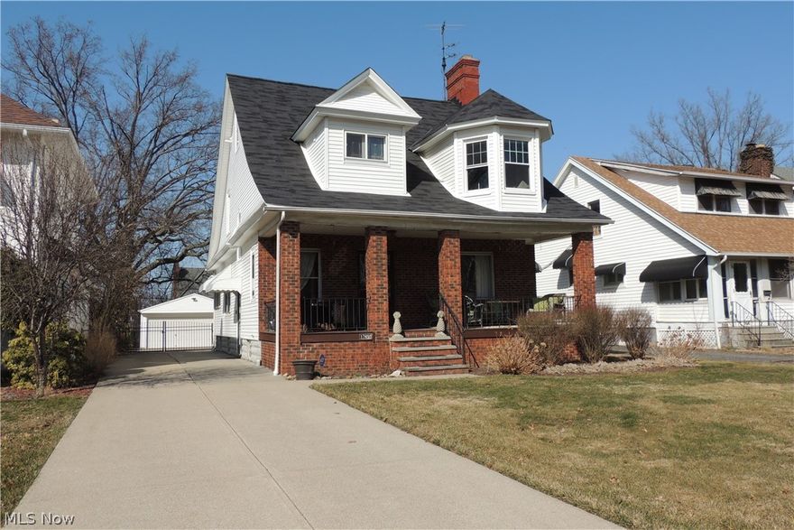 Welcome to living life on the Boulevard ~ Stunning western Lakewood century home features 5 bedrooms, 3 full baths, a detached 2 car garage & a fenced backyard. Inviting front porch * Large foyer entry * Wood columns * Stain & lead glass windows * Gorgeous hardwood floors * Solid wood & lead glass panel pocket doors * Wood coffer ceiling * Gourmet kitchen ~ granite countertops, white cabinetry, SS appliances * Backdoor mudroom * Home office/study with a 1st floor full bath! Dual staircase, w/ a stain lead glass window, leads to the 2nd level. Full bath with heated ceramic tile flooring, jetted tub, dual vanity, ceramic tiled shower & large linen closet. Spacious master bedroom with sitting area & french doors. Bedrooms 2, 3 & 4 are on this level with gorgeous hardwood flooring. On the 3rd level, an adorable 5th bedroom perfect for guests or nanny suite with an exposed brick wall & a loft with wifi access. The basement is where the laundry room is located ~ washer & dryer stay ~ there i