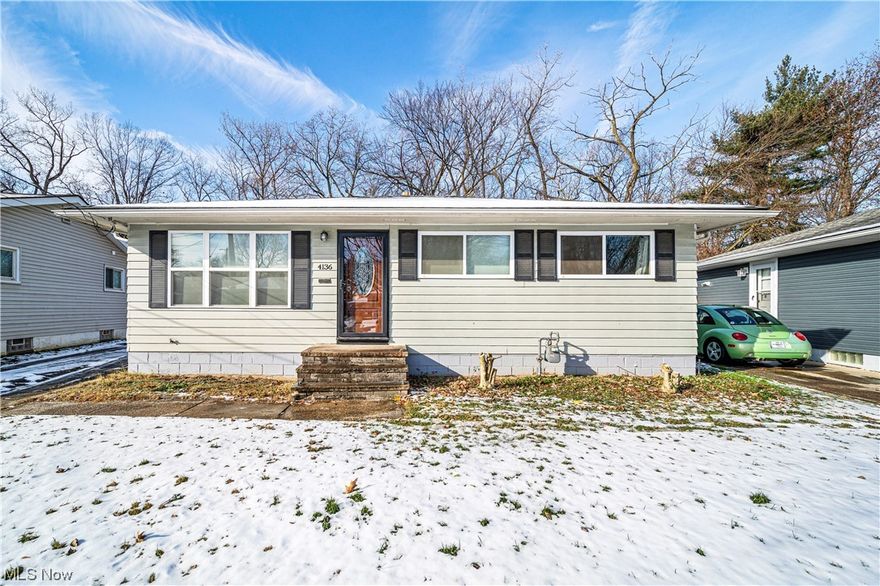 Renovated Ranch with updates throughout - Kitchen cabinets, appliances, solid surface countertops. Hardwood flooring in all common areas, newly installed plush carpeting in the bedrooms. New roof and windows.  Full basement that can be finished for an extra bedroom and rec room. Two car detached garage. Nothing to do but move in! Schedule a private showing to witness all this home has to offer!