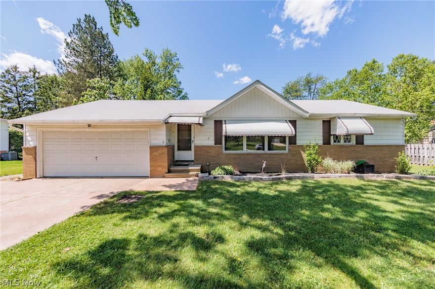 A charming single-family home awaits its new owners! This lovely ranch-style property is situated on a spacious lot in a sought-after neighborhood in North Royalton. Featuring three bedrooms and 1.5 bathrooms, this home offers comfortable first-floor living.
The home boasts a brand-new furnace installed in 2024, ensuring energy efficiency and comfort. The interior features beautiful hardwood floors that grace the spacious living room, dining room, and bedrooms. The first floor has been recently refreshed with a new coat of paint in 2024. Roof was installed 2010 with a 25 year shingle.
While the kitchen and bathrooms retain their original charm, they present an exciting opportunity for new owners to personalize and renovate according to their taste and preferences. Ample storage throughout the home.
Step outside to the fully fenced backyard, where a stunning brick patio awaits, complete with a cozy brick fire pit installed in 2022. This outdoor oasis is perfect for relaxation and entertaining guests. Additionally, a small deck offers a convenient grilling area and access to the backyard.
  We kindly invite you to explore this delightful property and envision the possibilities it holds. Please contact us to schedule a viewing and experience the warmth and charm of this one-owner family home.