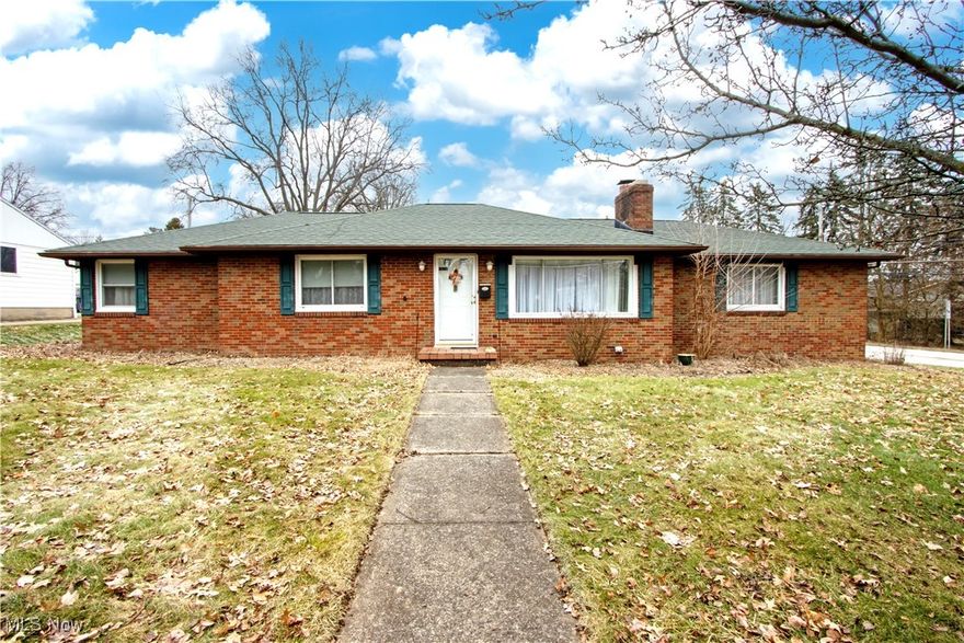 Charming Brick Home in Wadsworth. This well-maintained residence offers a perfect blend of charm and functionality, featuring a screened-in porch that overlooks a nice sized backyard—ideal for relaxation or entertaining.  Inside, you'll find a spacious living room complete with a cozy fireplace.  The eat-in kitchen, conveniently located off the sunroom, provides a bright and airy space for dining. Bedrooms have hardwood floors that have been well cared for. The lower level boasts a finished family room with an additional fireplace, offering even more living space. A dedicated laundry area, ample storage, and an extra bathroom complete the lower level, ensuring convenience and practicality.  Driveway to the home is located off of Akron Road (State Route 261).