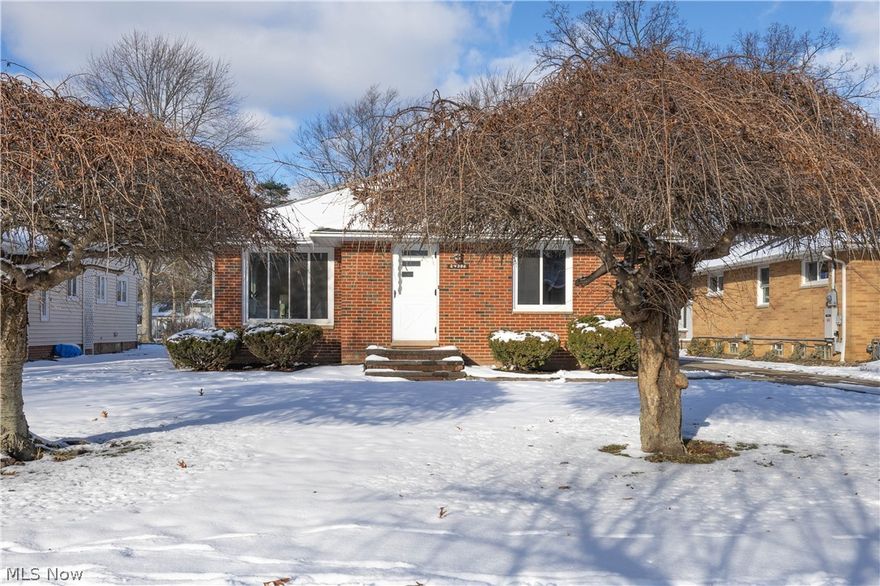 Completely remodelled brick home located on a quiet dead-end street. This property has been fully updated throughout, featuring a brand-new kitchen, brand-new bathrooms, fresh paint, and new flooring. Major mechanical improvements include a brand-new HVAC system and brand-new hot water tank. The home offers newer low-maintenance vinyl windows, a finished basement providing additional living or entertainment space, and a deck for outdoor enjoyment. Exterior improvements include newer concrete, a detached garage with a new roof, and a home roof with plenty of remaining life. Solid construction, modern updates, and a peaceful setting make this home truly move-in ready.