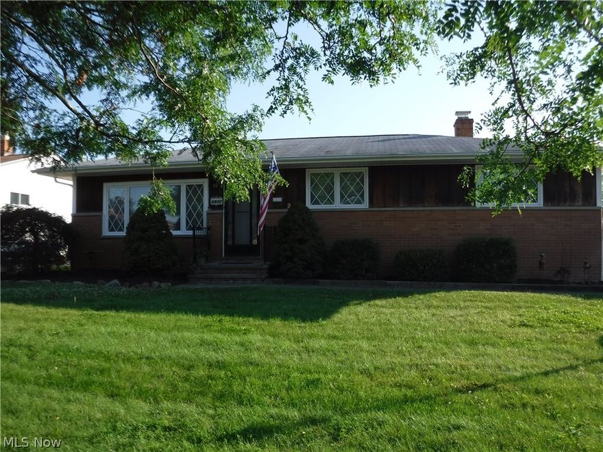 Mr. Clean lived here! Great curb appeal in Parma Heights. Home has open concept kitchen and dining room. Updated electrical fully up to code July 2017.
A/C refurbished and recharged by HVAC repairman July 2017. Hot Water tank Aug 2016, Fenced yard Aug. 2016, New gas line shut off values, new light fixtures.
Solid newer windows with some having built in blinds. New carpet in rec room 2017. Great large patio for outdoor living and newly landscaped yard. Smoke free, pet free home waiting for your decorating touches! Peace of mind one year home warranty included with purchase of home. Call for your personal showing!
