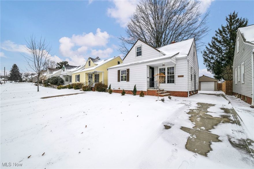 Welcome to 11909 Hastings Rd, Garfield Heights — a fully renovated home offering modern upgrades, thoughtful design, and a highly desirable layout in a convenient location.

This home has been extensively updated throughout, including new windows, glass block basement windows, a brand-new driveway, new central air and furnace, updated plumbing, and all new electrical with new light fixtures. Fresh paint, LVP flooring, and all new doors create a cohesive, move-in-ready feel from top to bottom.

The brand-new kitchen is a true centerpiece, featuring quartzite countertops, soft-close cabinetry, and a tile backsplash, along with a full suite of new stainless steel appliances, including a refrigerator, gas stove, microwave, dishwasher, and garbage disposal—ideal for everyday living and entertaining.

The main-level bathroom has been completely remodeled with a new tiled shower, new vanity, updated fixtures, and clean contemporary finishes. The main floor also offers two spacious bedrooms with convenient access to this updated bath.

Upstairs, the home truly shines with a large primary suite retreat featuring two generous closets and a completely remodeled ensuite bathroom. The primary bath includes a soaking tub, new tiled shower, new vanity, and modern fixtures, creating a spa-like experience rarely found in this price range.

Additional highlights include a fully refreshed detached garage with new roof, vinyl siding, garage door, and concrete floor, plus a professionally waterproofed basement offering peace of mind and additional usable space.

Location Highlights:
Ideally located near I-480 and I-77, providing easy access to downtown Cleveland, University Circle, hospitals, shopping, dining, and major employment centers.

With two beautifully remodeled bathrooms, an impressive primary suite, and extensive renovations throughout, this home is truly turn-key. Property to be delivered POS compliant. Schedule your private showing today.