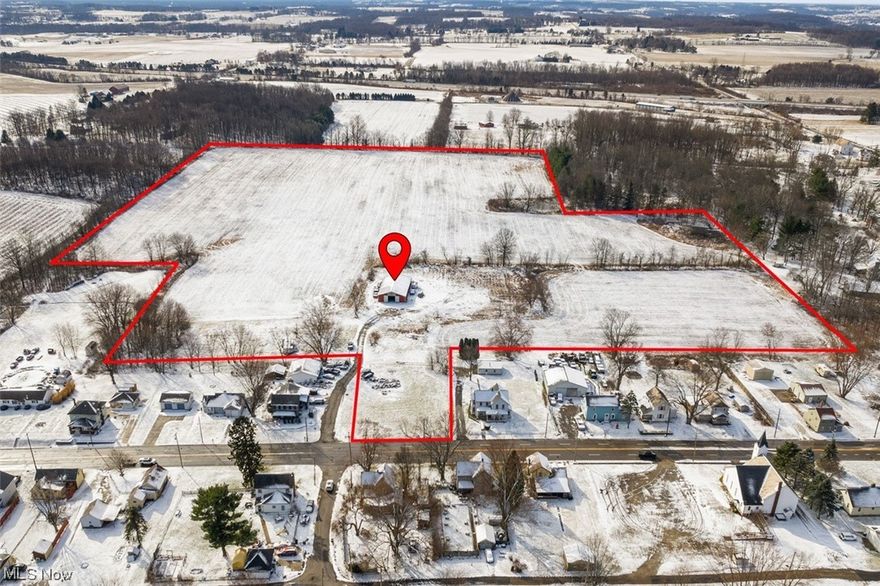 35 Acres Farmland - No Zoning - 40x80 Pole Building - Tuscarawas Twp. - Stark Co. - Tuslaw School District - Live Auction with Online Bidding. ABSOLUTE AUCTION, all sells to the highest bidder on location. ONLINE BIDDING BEGINS SUNDAY, MARCH 24, 2024 – 12:00 PM and AUCTION LIVE ON-SITE BIDDING WILL BEGIN WEDNESDAY - MARCH 27, 2024 – 12:30 PM. Real Estate: 35 acres mostly tillable farmland located in Tuscarawas Twp. with no zoning. Easy access with frontage on Lincoln Way (OH-172). Adaptable to a multitude of uses - residential, farmland, commercial, you name it! Improvements include a 40x80 pole building w/ concrete and electric, a mobile home pad with septic, well water, gas, and an aggregate parking lot. The building & pad are currently leased for $800/month. Stark Co. parcels #7205370, #7205369, #7206945, #7206946, #7206944, #7201501, & #7201502. Half-year taxes are approx. $250, currently in CAUV. Walk land at your convenience. Terms On Real Estate: 10% down auction day, balance due at closing. A 10% buyer’s premium will be added to the highest bid to establish the purchase price. Any desired inspections must be made prior to bidding. All information contained herein was derived from sources believed to be correct. Information is believed to be accurate but not guaranteed. Property to be sold as an Entirety and not to be offered in separate parcels.