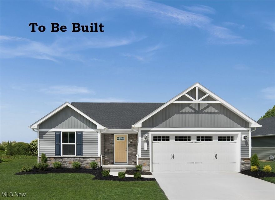 Norton's premiere new ranch community! Scenic views with lawn maintenance, snow removal and a pool, pool house & play area.
The Grand Bahama combines the kitchen, dining area and great room to create a casual comfortable flow. Gather in the great room or finished rec room for movie night or to watch your favorite sports team. Your luxurious owner’s suite features a walk-in shower and an extra wide walk-in closet. An included covered rear porch brings the outside in allowing for extra living space. In-house financing, no construction loan needed. Call to set a private phone, virtual, or In-Person Appointment. Special pricing includes covered rear porch and finished basement with full bath. Also available lots with walk out and pond view. Photos for illustration purposes. To be built.