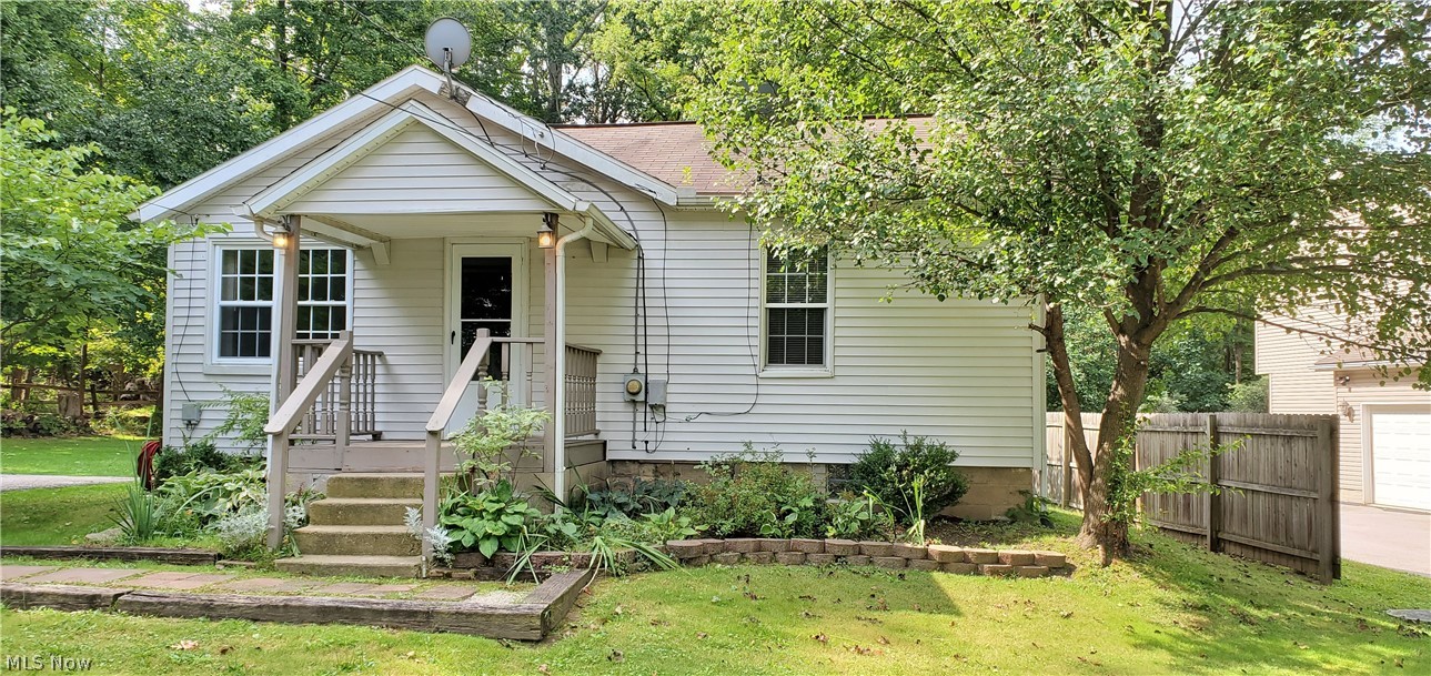 This historic home is located steps away from the Freedom Bike and Hike Trail. The efficient, updated, 2 bedroom, 1 bath ranch sets on an over half acre lot. The deck is a perfect spot to enjoy this wooded setting. Both kitchen and bath are updated and the furnace is newer. A finished room in lower level, can be used as a recreation room, or office. Minutes from shopping, recreation, and Tallmadge Schools too!