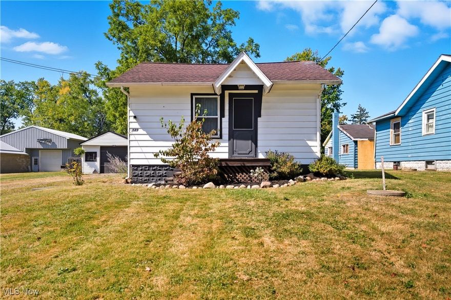 Welcome to this charming 2-bedroom, 1-bath bungalow ranch nestled on a spacious .42-acre lot. Perfectly blending cozy comfort with extra potential, this home offers everything you need to settle in and make it your own.

Step inside to a light-filled living area with an inviting layout that makes the most of every square foot. The kitchen and dining spaces are efficiently designed, providing the perfect backdrop for everyday living and entertaining. Both bedrooms are well-sized and offer comfort and flexibility—ideal for guests, a home office, or your own private retreat.

The basement provides bonus potential living space—ready to be finished into a family room, home gym, or hobby area, giving you room to grow. Outside, you’ll love the generous .42-acre yard, perfect for gardening, outdoor gatherings, or simply enjoying your own private green space. A one-car detached garage adds convenience and extra storage.

This adorable bungalow ranch is full of charm and possibility—whether you’re a first-time buyer, downsizing, or looking for an investment property. Don’t miss the chance to call it yours!