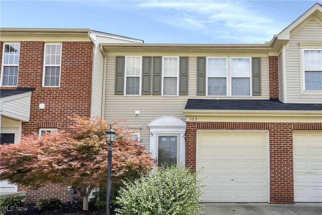 Prepare to be moved!
Welcome to 123 Ledgestone Court in Berea — a stunning townhouse with thoughtful updates, spacious interiors, and a location that puts everything within easy reach. Step inside to the open-concept layout where the living room, dining area, and kitchen seamlessly flow together, creating a spacious and inviting atmosphere perfect for both relaxing and entertaining. Large windows flood the space with natural light, highlighting the elegant flooring and offering great views of the outdoor area. The kitchen boasts gorgeous cabinetry, sleek countertops, and a stylish backsplash, combining form and function effortlessly. A convenient half bath completes the first floor.
Upstairs, you’ll find three well-appointed bedrooms. Two of the bedrooms, including the spacious primary suite, feature generous walk-in closets. The primary bedroom also includes its own private full bathroom, while the additional two bedrooms share a second full bath. A dedicated laundry room is located on the upper level for added convenience, making everyday tasks simple and efficient.
The finished basement offers a versatile recreational area ideal for entertaining guests, creating a hobby space, or setting up a home office. Additional rooms downstairs provide ample storage solutions to meet your needs. Outside, a large patio presents an excellent opportunity to design your perfect outdoor entertaining area, while a mature tree line in the backyard adds a sense of tranquility and privacy.
This home also includes the attached one-car garage and is ideally situated near a variety of shops, restaurants, and local trails. Enjoy quick access to I-80 and a short drive to Cleveland Hopkins International Airport, making commuting and travel easy. The perfect blend of function and flair — welcome to 123 Ledgestone Court! Don’t miss the chance to make this exceptional townhouse your new home. Schedule your tour today.