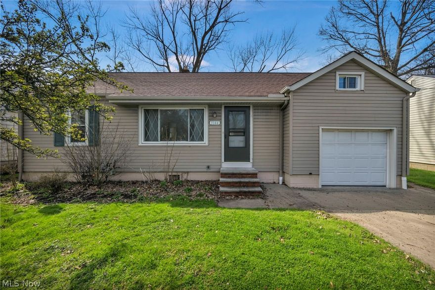 Welcome home to this charming opportunity in Willoughby! This 3-bedroom, 1-bath home offers 1,411 sq. ft. of living space on a spacious .25-acre lot, perfect for buyers looking to add their personal touch. The main level features two bedrooms with hardwood floors, along with a bright living room also showcasing hardwood flooring. Upstairs, you will find an oversized third bedroom (21x15), offering endless possibilities for a primary suite, home office, or bonus space. The home also includes a convenient 1-car attached garage. Furnace 7 years old, Roof 6 years old, HWT 10 years old While it does need some TLC, this property is full of potential and is a fantastic opportunity to build equity and create your dream home in a desirable location. Schedule a showing today!
