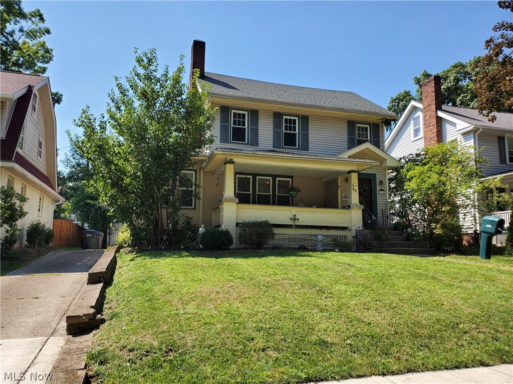 You will feel right at home at this charming, meticulously kept 3 bedroom, 2 full bath colonial! Enjoy the seasons on the large front porch. Spacious rooms include eat-in kitchen (appliances convey), with easy access to the backyard. The sunroom is perfect for reading and relaxing. The first floor bath offers a walk in shower. Unfinished basement has been waterproofed. Updates include: Central Air, Refrigerator and Stove (2021); Garage door (2020); Hot water tank (2019); LeafGuard (2014); Furnace (2012); Roof - tear off - 30 year shingle (2010); Basement waterproofing from Pioneer (2004); Windows and Vinyl Siding (2001). Seller is offering home warranty for peace of mind.